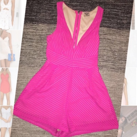 Angel Biba Pink Romper Size M - Picture 4 of 5